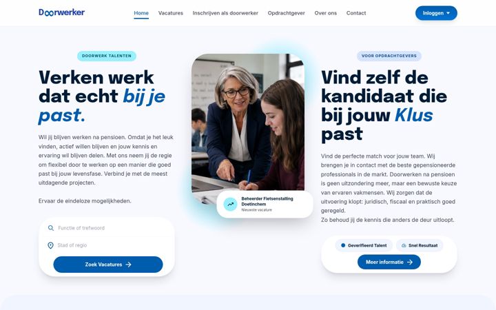 Screenshot του doorwerker.nl