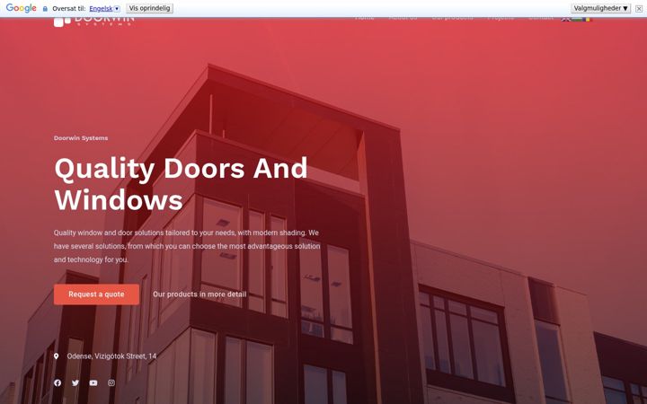 Screenshot of doorwinsystems.ro