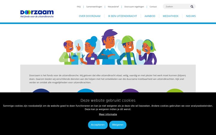 Screenshot of doorzaam.nl