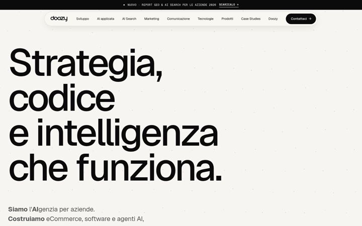 Screenshot of doozy.it