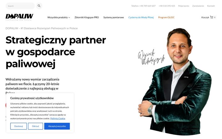 Screenshot ta' dopaliw.pl