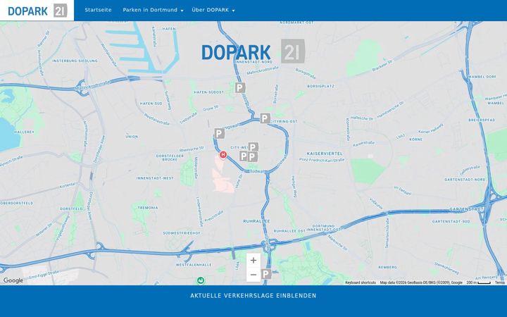 Screenshot of dopark.de