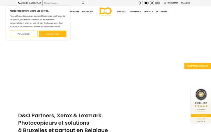 Screenshot of dopartners.be