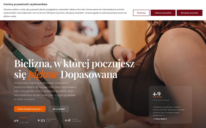 Screenshot ta' dopasowana.pl