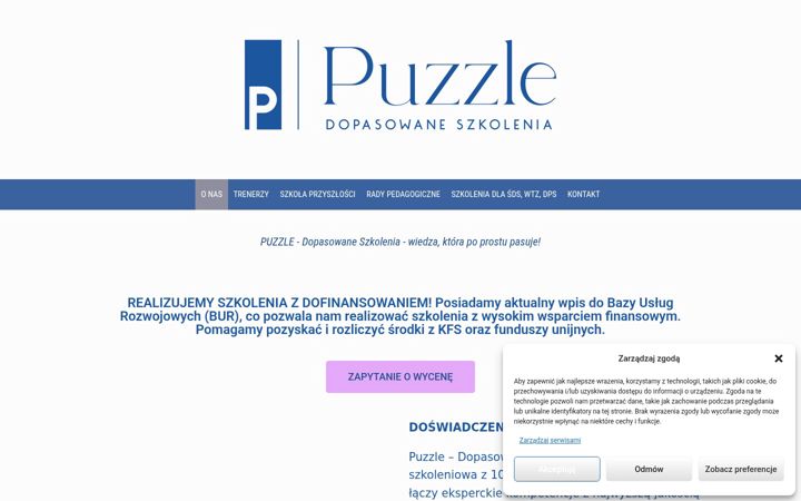 Screenshot ta' dopasowaneszkolenia.pl