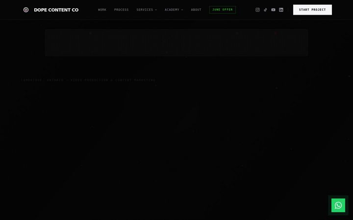 Screenshot of dopecontent.co