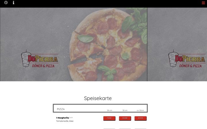 Screenshot of dopierra-erding.de
