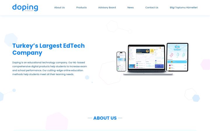 Screenshot of dopingtech.net