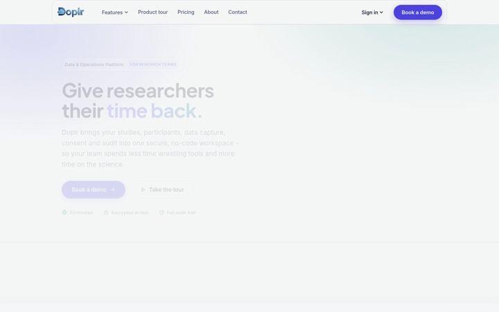 Screenshot of doplr.be