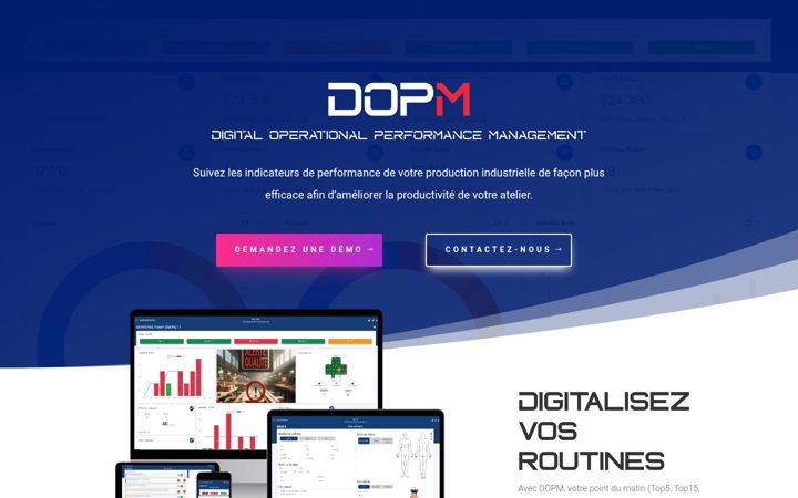 Screenshot of dopm.fr