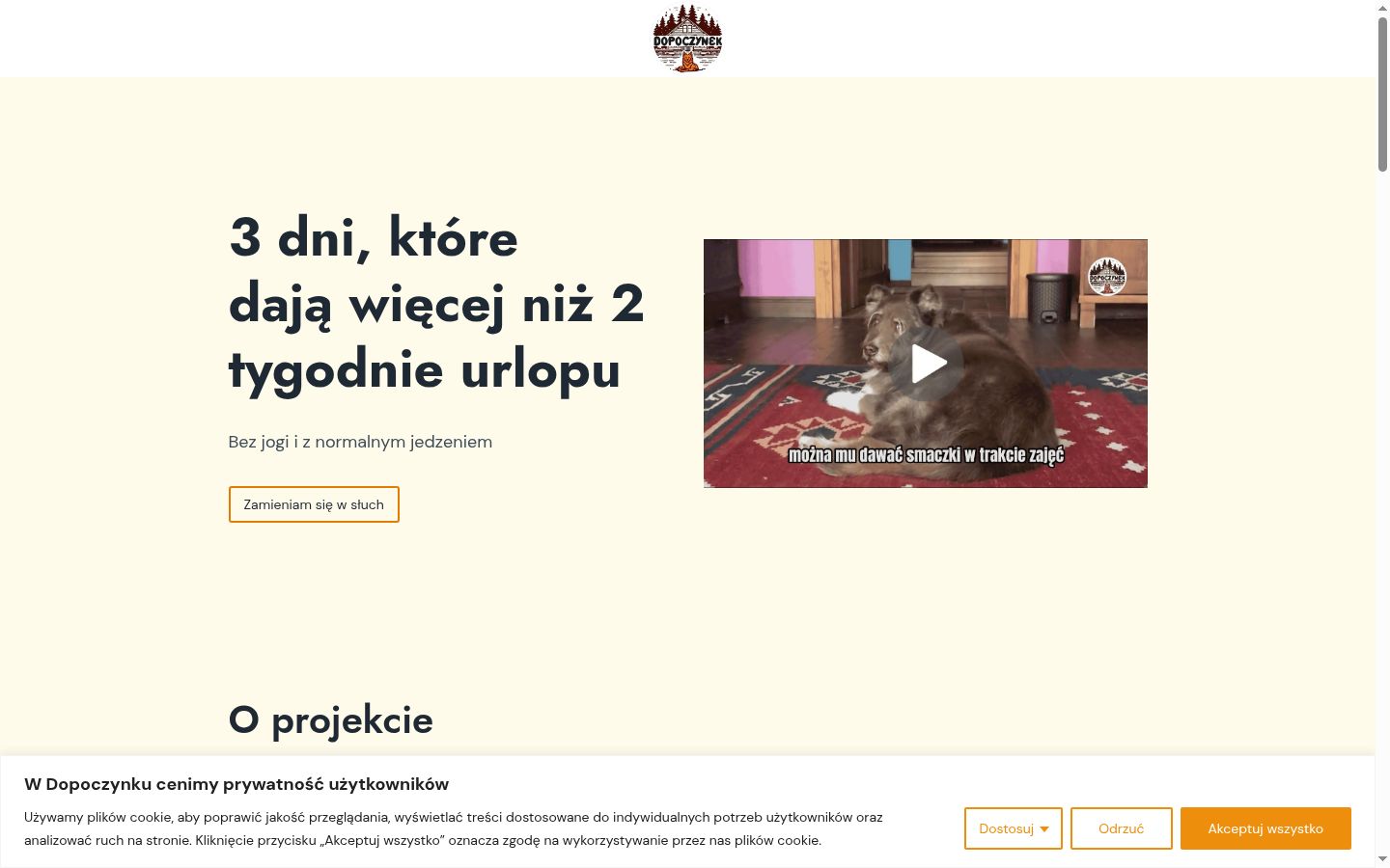Screenshot des Einwilligungsbanners vor jeglicher Interaktion