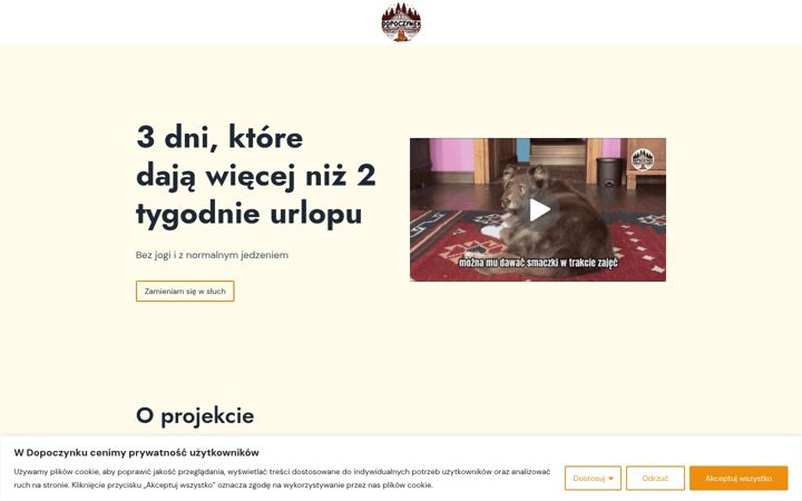 Screenshot ta' dopoczynek.pl