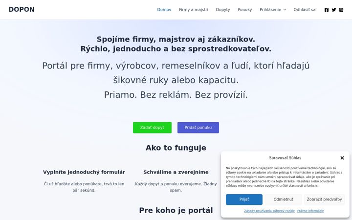 Екранна снимка на dopon.eu