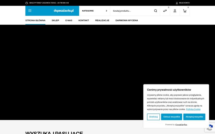 Screenshot ta' doposazauto.pl