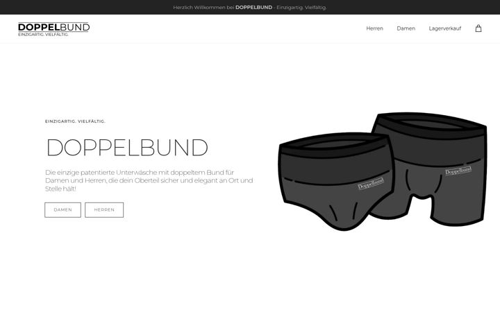 Screenshot of doppelbund.com