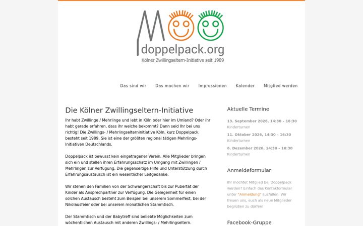 Screenshot of doppelpack.org