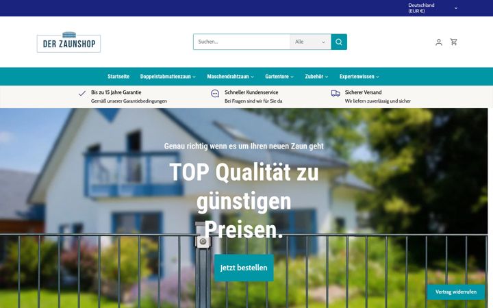Screenshot of doppelstabmattenzaun-preise.de
