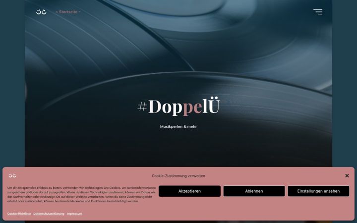 Screenshot of doppelue.de