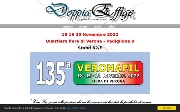 Screenshot of doppiaeffige.com