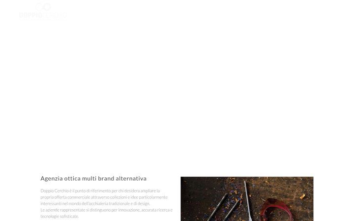 Screenshot of doppiocerchio.com