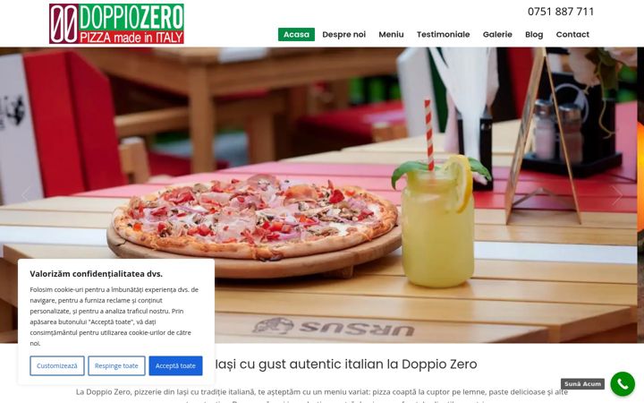 Screenshot του doppiozero.ro