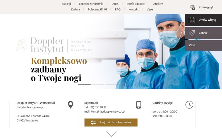 Screenshot ta' dopplerinstytut.pl