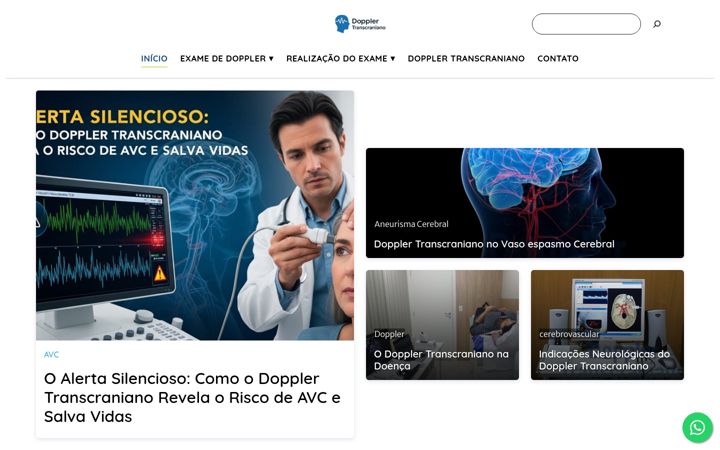 Ekrano kopija dopplertranscraniano.org