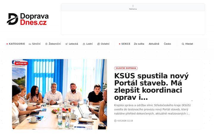 Ekrano kopija dopravadnes.cz