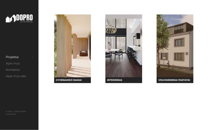 Screenshot of doproarchitektai.lt