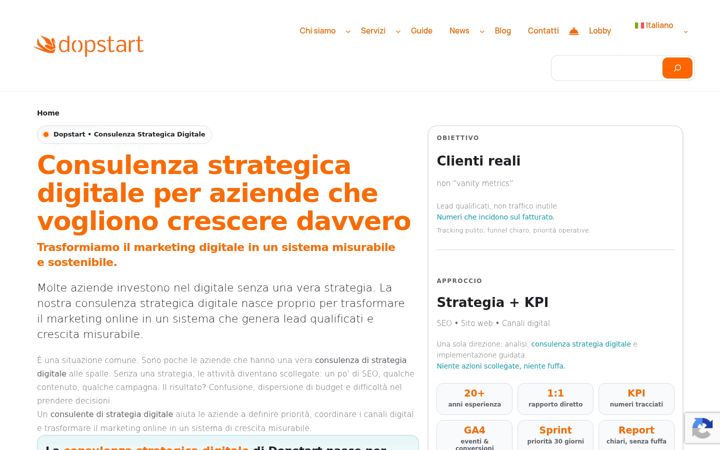 Screenshot of dopstart.com