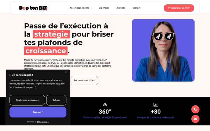 Screenshot of doptonbiz.fr