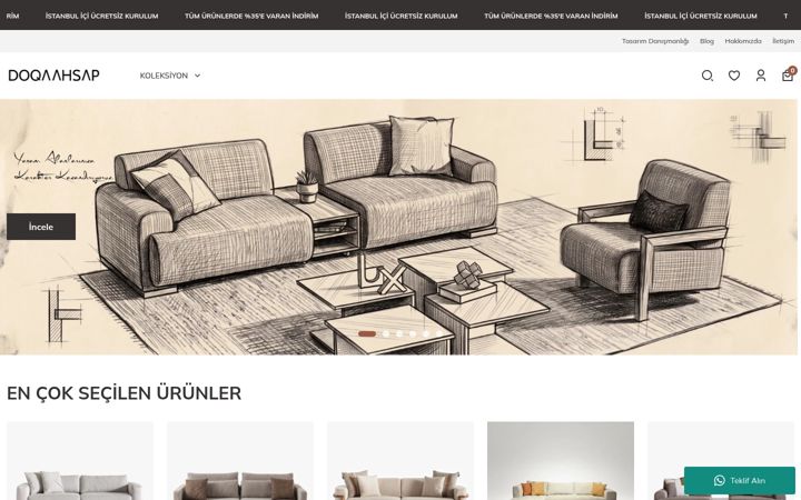 Screenshot of doqaahsap.com