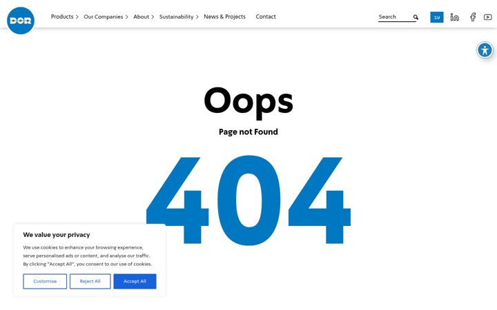 Screenshot of dor-group.com
