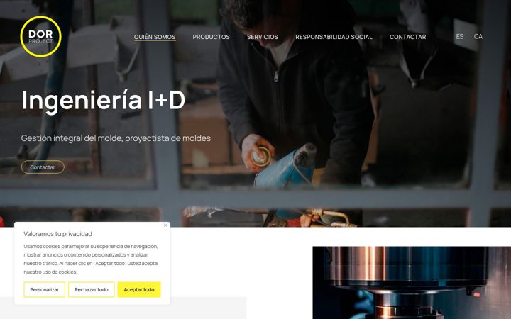 Screenshot of dor-project.cat