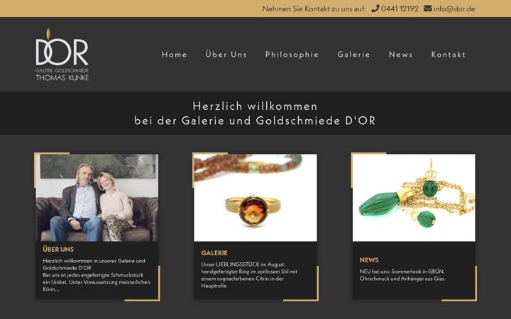 Screenshot of dor.de