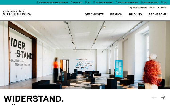 Screenshot of dora.de