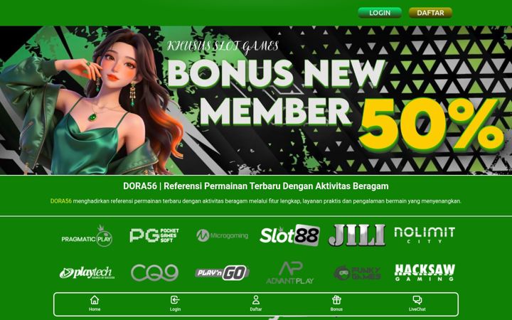 Screenshot of dora56.com