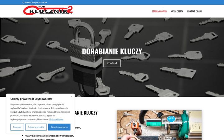 Screenshot ta' dorabianiekluczy-zamosc.pl