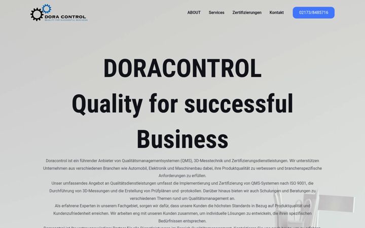 Screenshot ta' doracontrol.eu