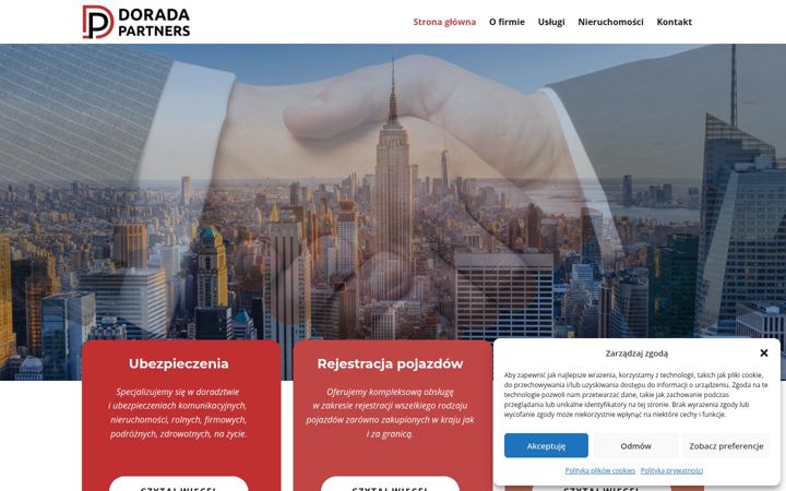 Screenshot ta' doradapartners.pl
