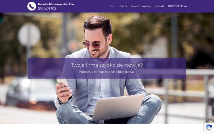 Screenshot of doradcasieciplay.pl