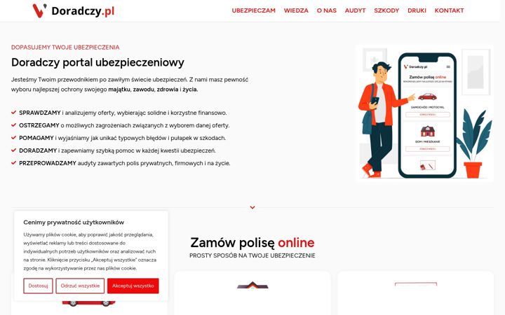 Screenshot ta' doradczy.pl