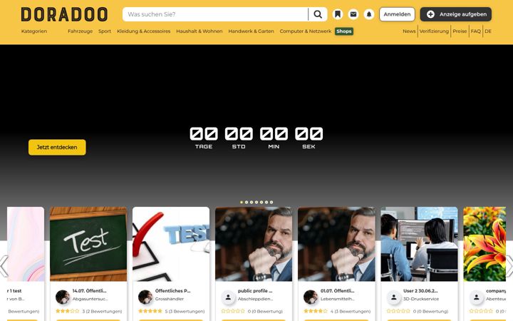 Screenshot of doradoo.ch