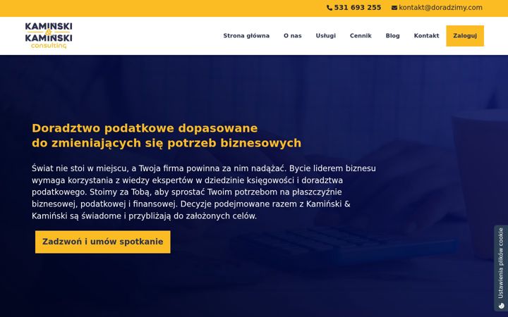 Screenshot of doradzimy.com