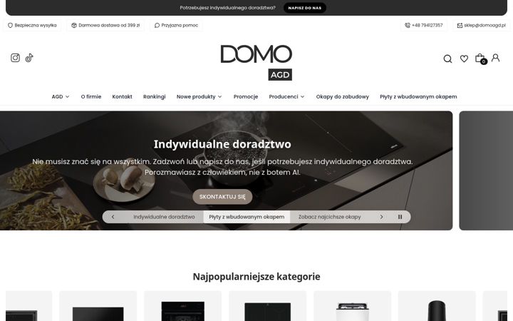 Screenshot ta' doradzimy.eu