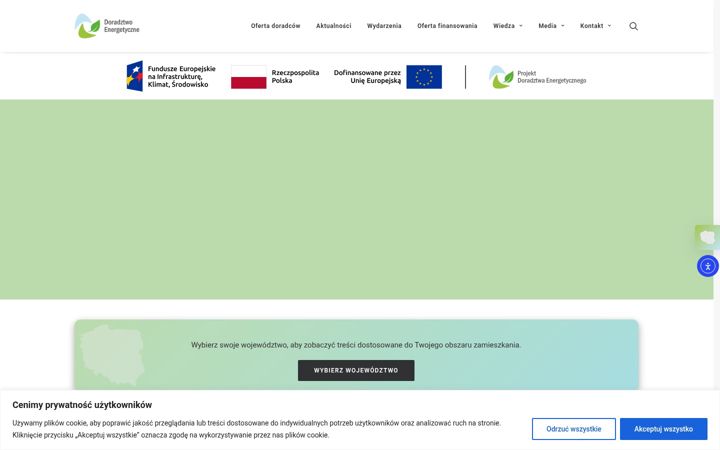 Screenshot von doradztwo-energetyczne.gov.pl