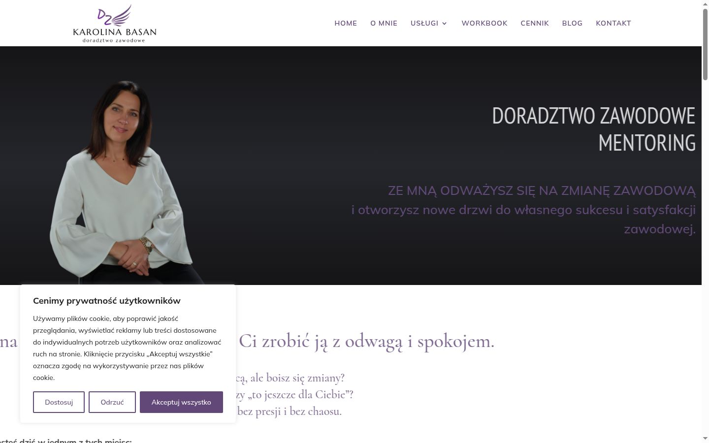 Skærmbillede af samtykkebanneret, som det blev vist før nogen interaktion