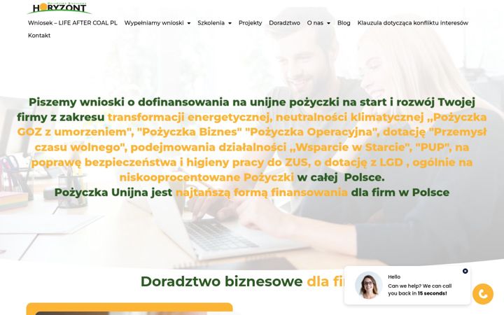 Screenshot von doradztwohoryzont.pl