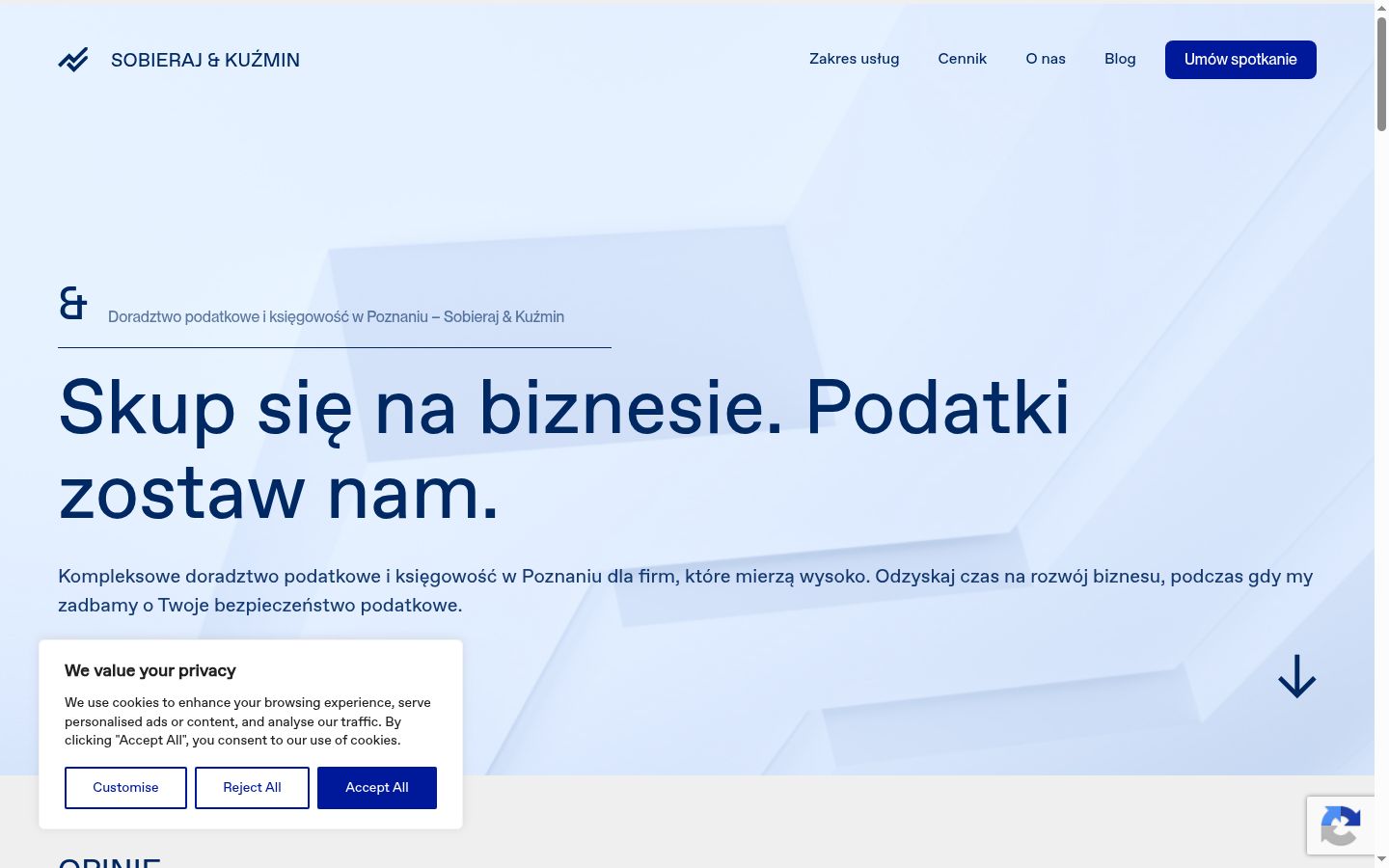 Screenshot tal-banner tal-kunsens muri qabel kwalunkwe interazzjoni