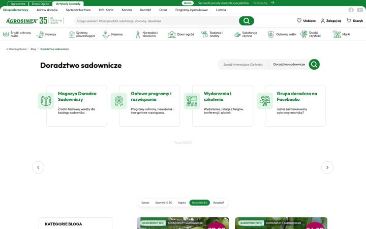Screenshot von doradztwosadownicze.pl